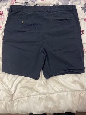 Old Navy Men's Navy Flat Front Cotton Shorts
